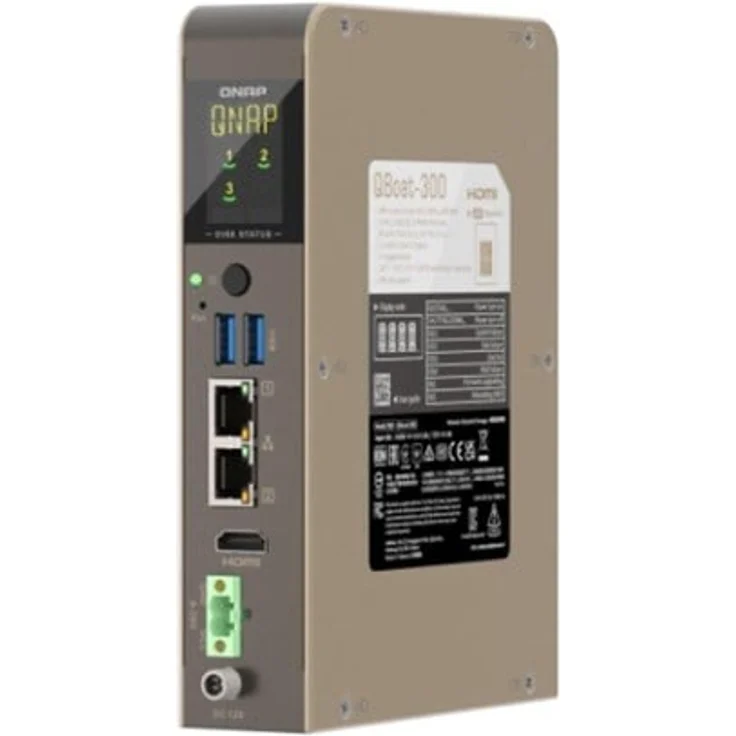 QNAP QBoat-300, NAS Server mit PCI Express (NVMe), RAID 0/1/5/6/10/50/60, 4 GB RAM, Gigabit Ethernet, iSCSI Support