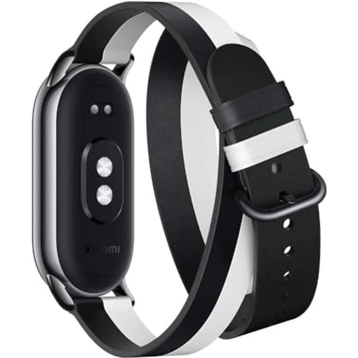 Xiaomi Smart Band 8 Double Wrap Strap - Black and White, Wearables-Zubehör – Bild 4