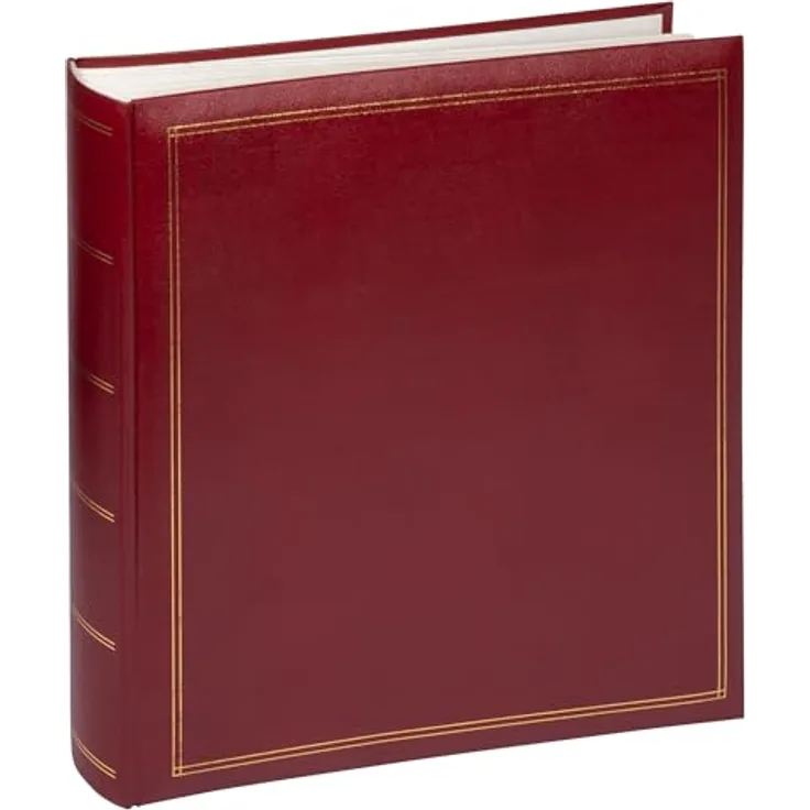 walther design Monza Fotoalbum, rot, 33 x 34 cm