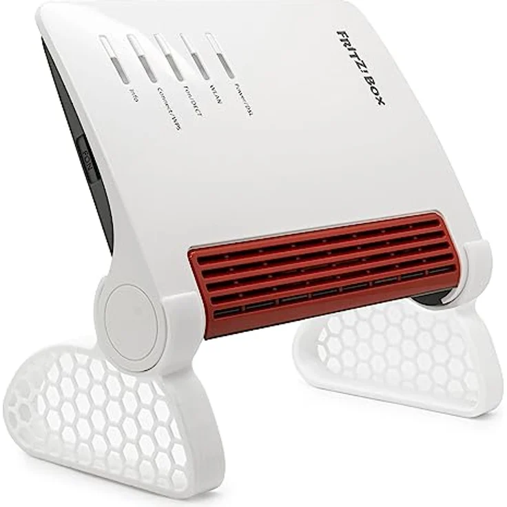 Mobilefox Ständer für AVM FritzBox 7590 AX Tischständer Router Halter Weiß Belüftung Fuß Standfüße Aufsteller – Bild 3