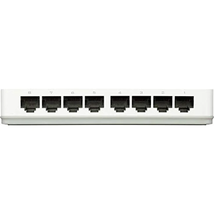 D-Link GO-SW-8E Ethernet Easy Desktop Switch (8 Ports mit 10-100 Mbit-s, automatische MDI-MDIX-Erkennung) weiß – Bild 3