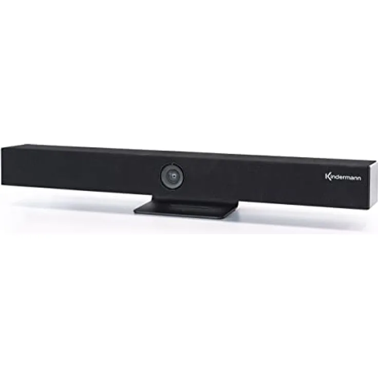Kindermann Videobar USB KVB120, 8 MP Kamera mit 120° Sichtfeld, 6-Wege-Mikrofon und Plug and Play