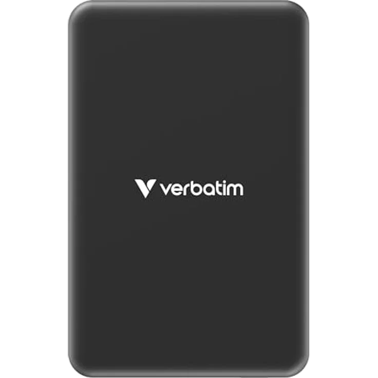 Verbatim Charge 'n' Go Powerbank, 10.000mAh, Schnellladen PD 20W, kabelloses Laden 15W, schwarz – Bild 4