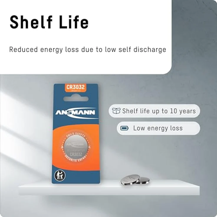 ANSMANN 1516-0013 Knofpzelle Batterie Lithium CR 3032 - 3V – Bild 7