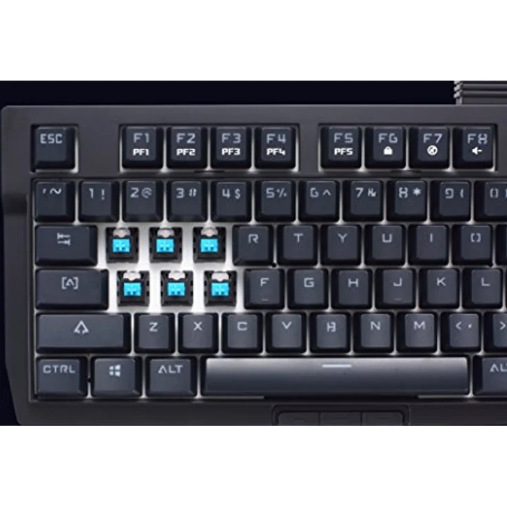 Tesoro Tizona Spectrum Mechanische Gaming Tastatur ohne Numpad RGB Beleuchtung QWERTZ Deutsches Tastaturlayout Keyboard mit 3 Daumentasten Kailh Red Switches – Bild 4