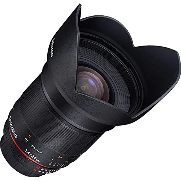Samyang 24-1,4 Objektiv DSLR Sony E manueller Fokus Fotoobjektiv, Weitwinkelobjektiv schwarz – Bild 6