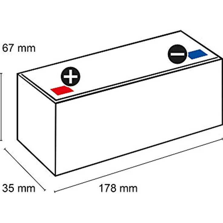 Q-Batteries 12LS-2.1 12V 2,1Ah Blei-Vlies Akku AGM VRLA VRLA mit VDs – Bild 3