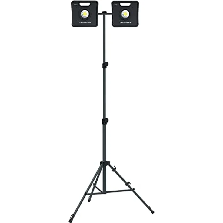 Scangrip 35308 Dual-Beschlag für NOVA-Leuchten, stabile Halterung, schwarz – Bild 3