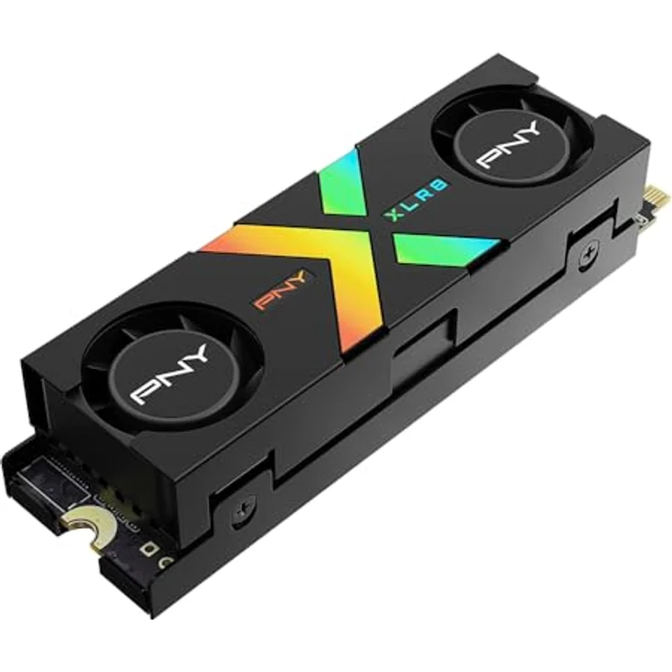 PNY CS3150 XLR8 Gaming Epic-X RGB™ 1TB M.2 NVMe Internal Solid State Drive (SSD) with RGB Heatsink - M280CS3150XHS-1TB-RB – Bild 4