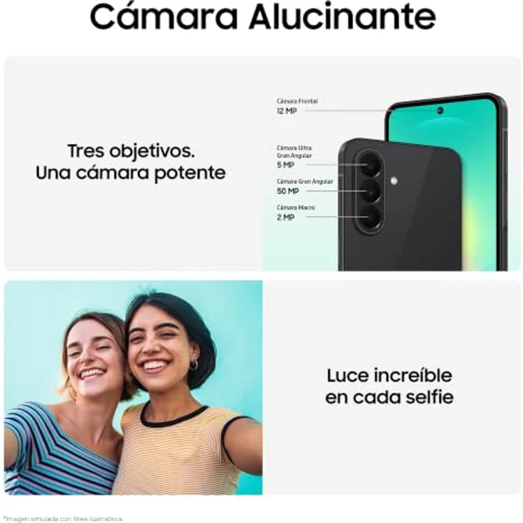 Samsung Galaxy A27 5G, 128 GB Smartphone mit 50 MP Dreifach Kamera, 6.7 Zoll FHD+ Display, schwarz – Bild 5