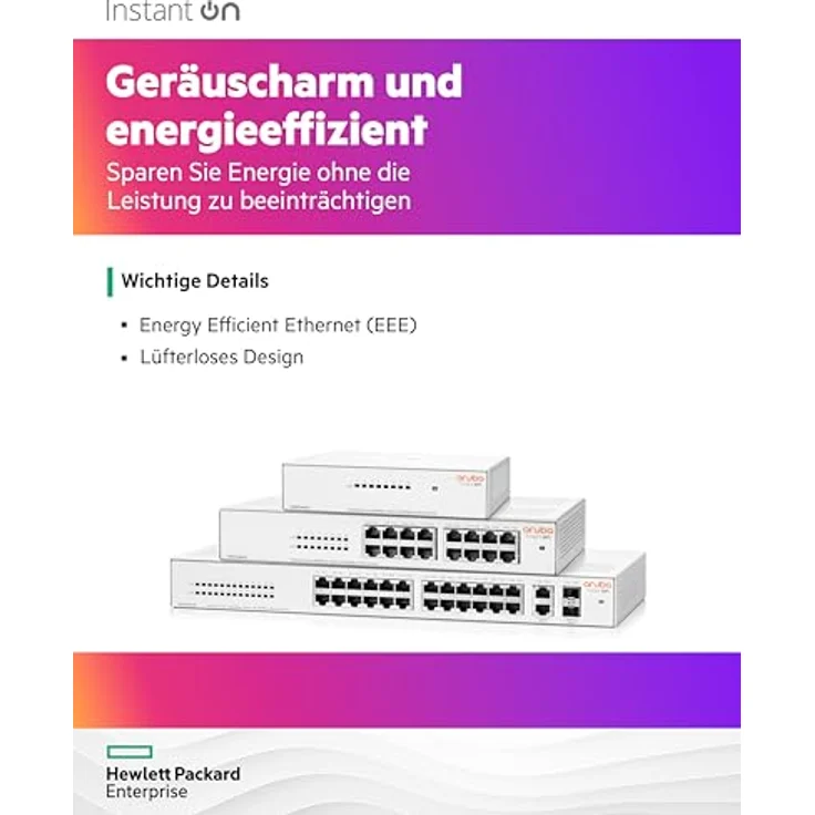 Hewlett Packard Enterprise HPE Aruba Instant On 1430 26G 2SFP Switch (R8R50A#ABB) – Bild 5