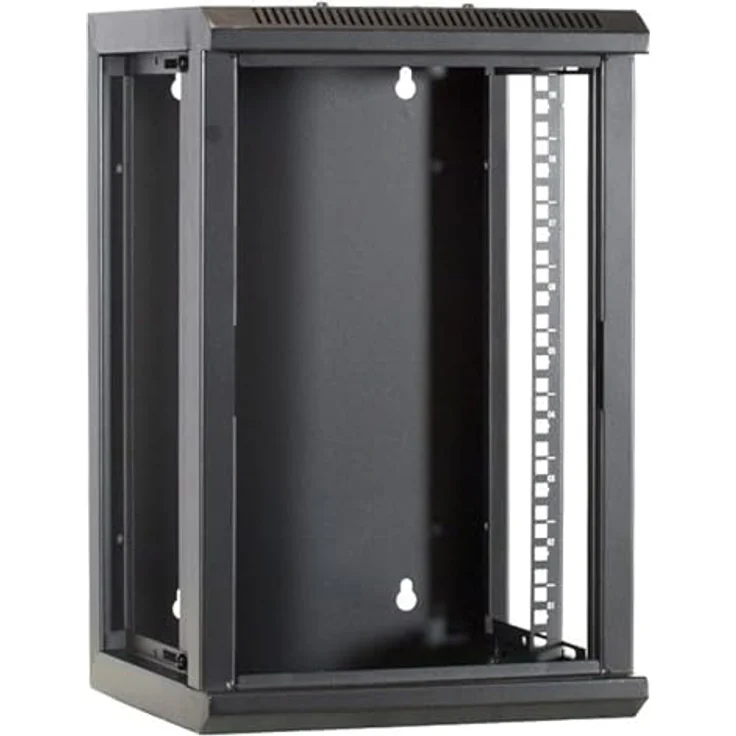 DSIT 9 HE 10 Zoll Serverschrank, mit Glastür, (BxTxH) 312x310x486mm, Schwarz, abschließbar, für Zuhause und im Büro – Bild 4
