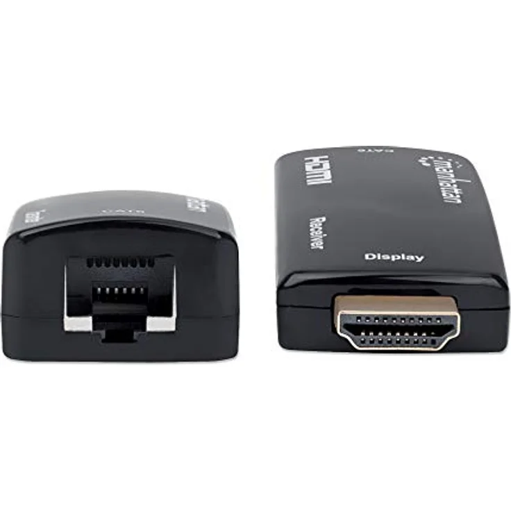 Manhattan 207539 HDMI Over Ethernet 1080p Kompakt Schwarz – Bild 3