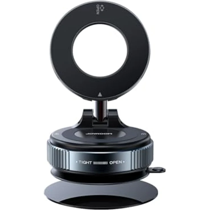 Joyroom JR-ZS501, Magnetischer Auto-Handyhalter mit Vakuumsaugnapf, Schwarz, geeignet für 4,7-7,0 Zoll Smartphones, faltbar und drehbar – Bild 5