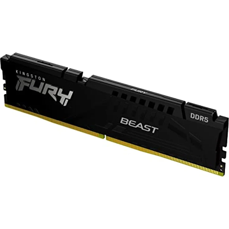 Kingston FURY Beast 32GB 6400MT/s DDR5 CL32 DIMM Schwarz Desktop Gaming Speicher Einzelnes Modul - KF564C32BBE-32 – Bild 1
