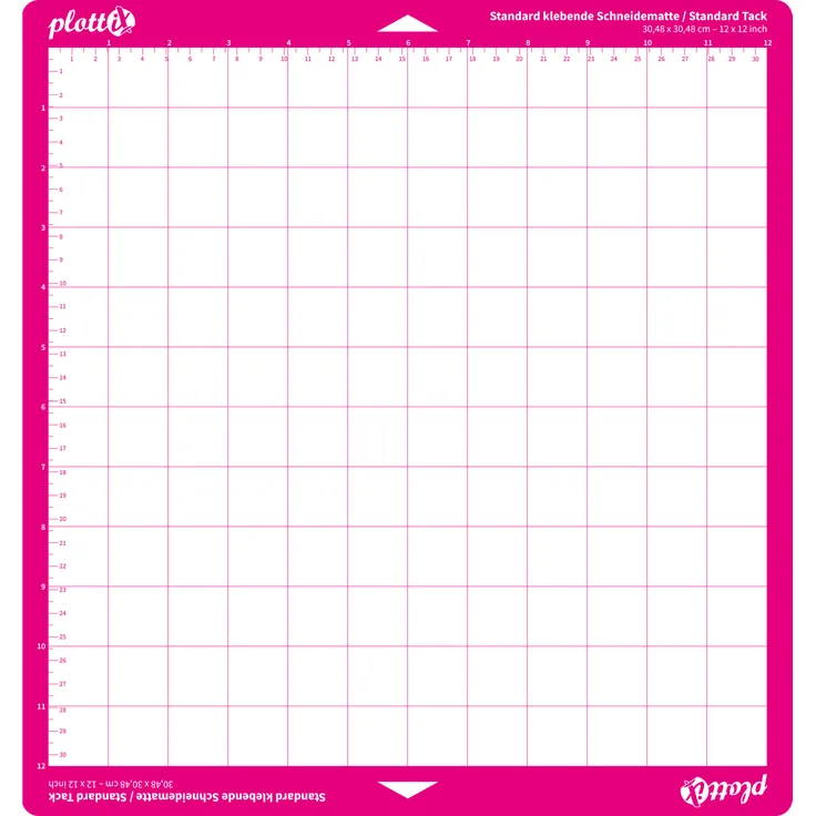Silhouette America plottiX Schneidematte, 12 x 12 Zoll Standard klebend, kompatibel mit CAMEO 1-4