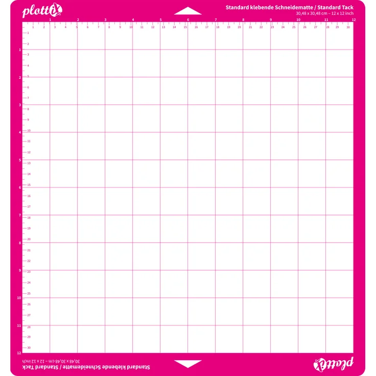 Silhouette America plottiX Schneidematte, 12 x 12 Zoll Standard klebend, kompatibel mit CAMEO 1-4