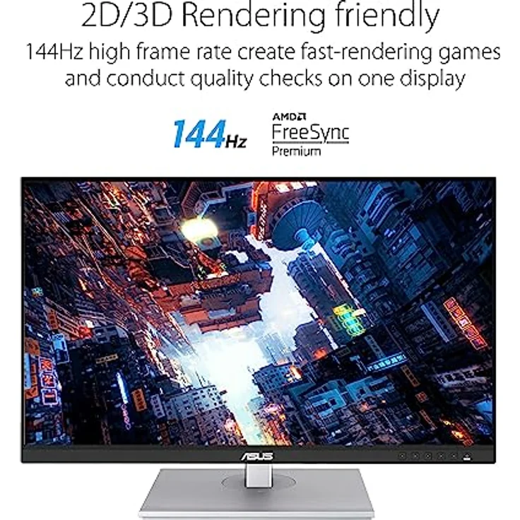 ASUS ProArt PA278CGV - 27 Zoll WQHD Professioneller Monitor - 16:9 IPS, 2560x1440, 144 Hz - ergonomisch, Pivot, Calman - DisplayHDR 400, 90W USB-C, USB-Hub, Speaker – Bild 2