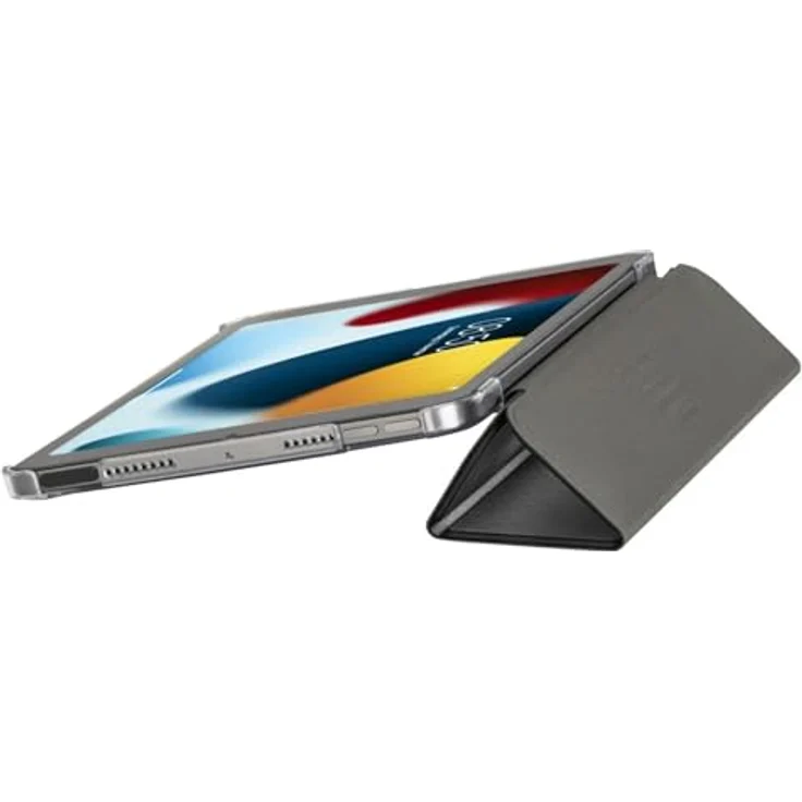 HAMA Fold Clear Flip Cover, Tablet-Tasche mit Standfunktion für Apple iPad Mini 8.3", Schwarz – Bild 4