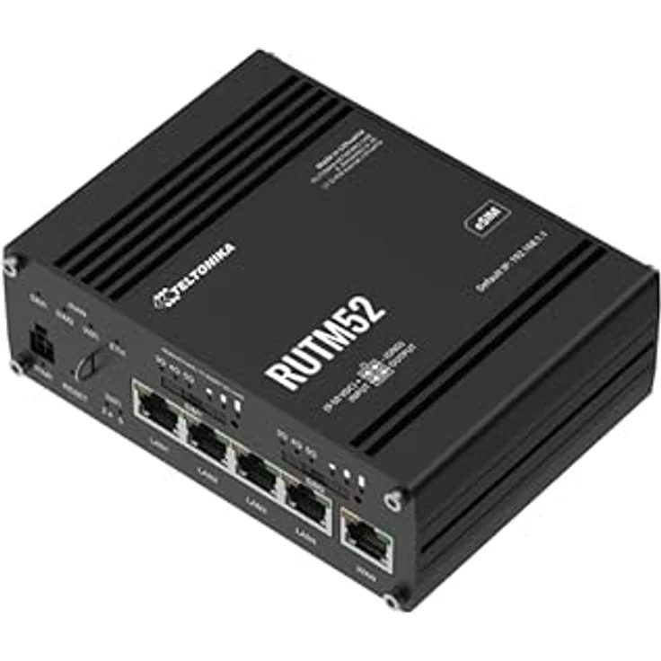 Teltonika RUTM52 Dual Active 5G Router mit 2 SIM und 2 eSIM, Schwarz – Bild 5