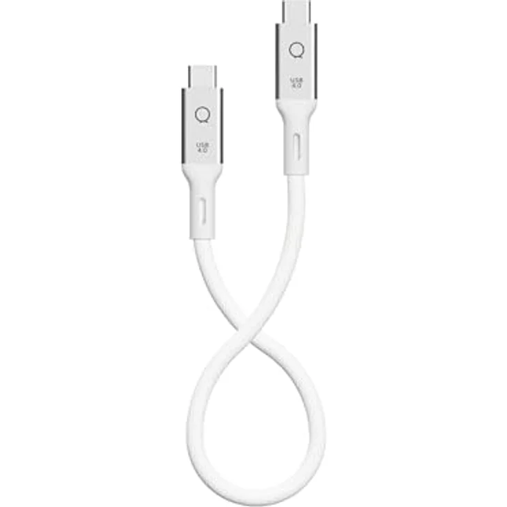 Linq Connects USB4 PRO USB-C Kabel, 0,3m, 40Gbps, 8K/60Hz, 240W Schnellladen, robust – Bild 1