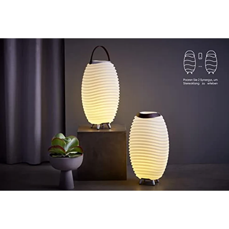 Kooduu Synergy 65 - Tragbarer Bluetooth-Lautsprecher, dimmbares LED-Lampe und Weinkühler - Musik und Licht für den Innen- und Außenbereich, wie Partys, Dinner und Feiern Aller Art – Bild 3
