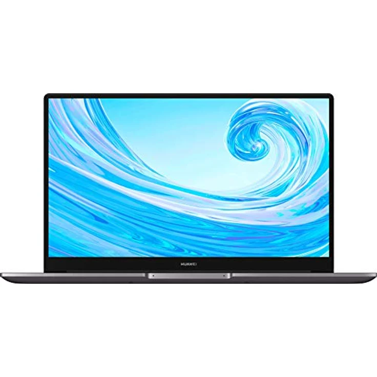 HUAWEI MateBook D 15 Zoll Laptop, FullView 1080p Full HD Ultrabook, 512 GB PCIe SSD, 16GB RAM, Intel Core i5 10 Gen, Fingerabdrucksensor, versteckbare Kamera, Windows 10 Home - Grau – Bild 1