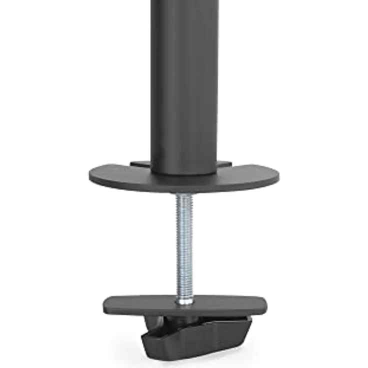 Digitus Monitor-Halterung Universal Dual Monitorhalter, Vertikal für 2 Monitore bis 32 Zoll, schwenkbar und neigbar, Tischklemme und Durchführungs-Stange inklusive – Bild 8