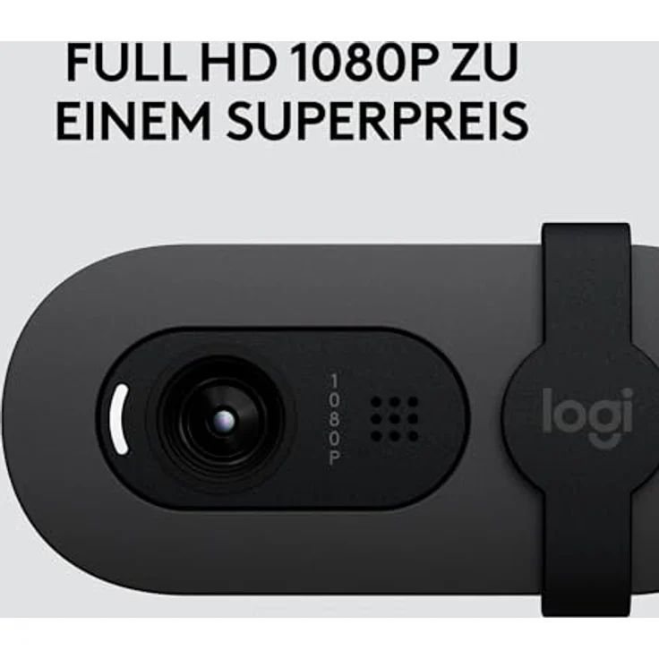 Logitech Brio 105 Full HD 1080p Webcam - GRAPHITE - B2B (2 Mpx), Webcam, Grau – Bild 4