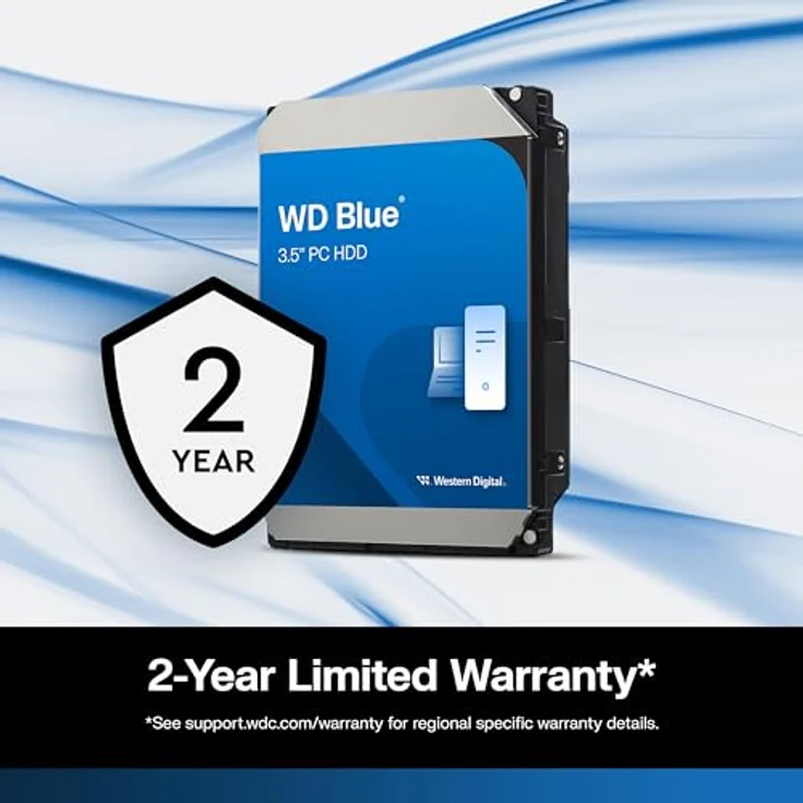 WD WD40EZZX, interne 3,5-Zoll Festplatte mit 4 TB Speicher, SATA3, 5400 U/min, Blau – Bild 6