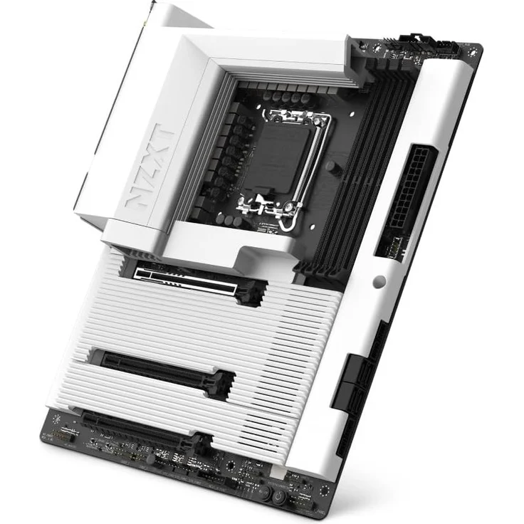 NZXT N7 Z890, ATX Mainboard mit DDR5-Speicher, PCIe 5.0 Unterstützung und optimiertem thermischen Management, Weiß