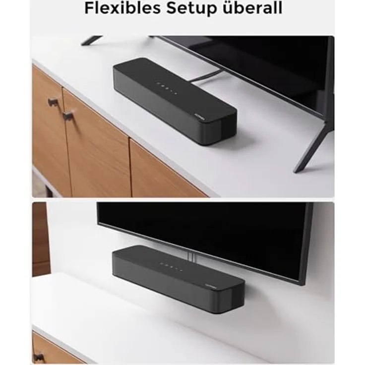 ULTIMEA Poseidon M20 Pro, 2.1 Soundbar mit integriertem Subwoofer, 132W, Bluetooth 5.4, APP-Steuerung, 121 EQ-Matrizen, verstellbarer Bass, optischer Eingang und AUX – Bild 5