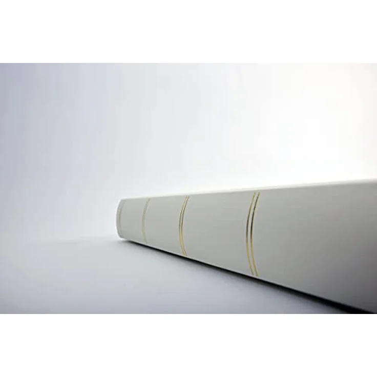 Walther Design Fotoalbum Monza FA-260-W, Kunstleder, 34 x 33 cm, weiß mit Prägung – Bild 4