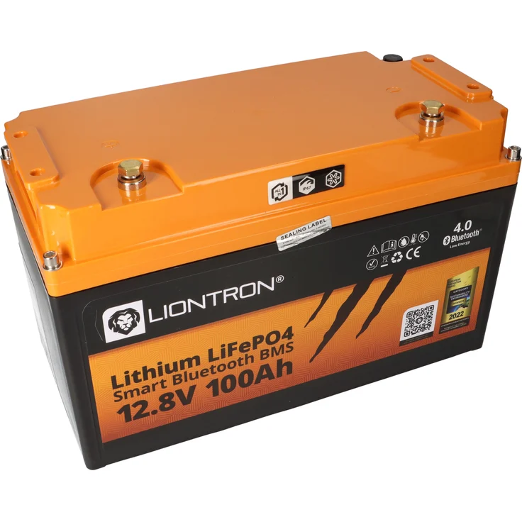 Liontron LiFePO4 LX Arctic 12,8V 100Ah, Smart BMS mit Bluetooth, Marine IP67, wasserdicht