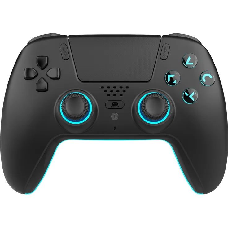 Freaks and Geeks PS5 Controller, Wireless Gaming Controller für PS5, Schwarz