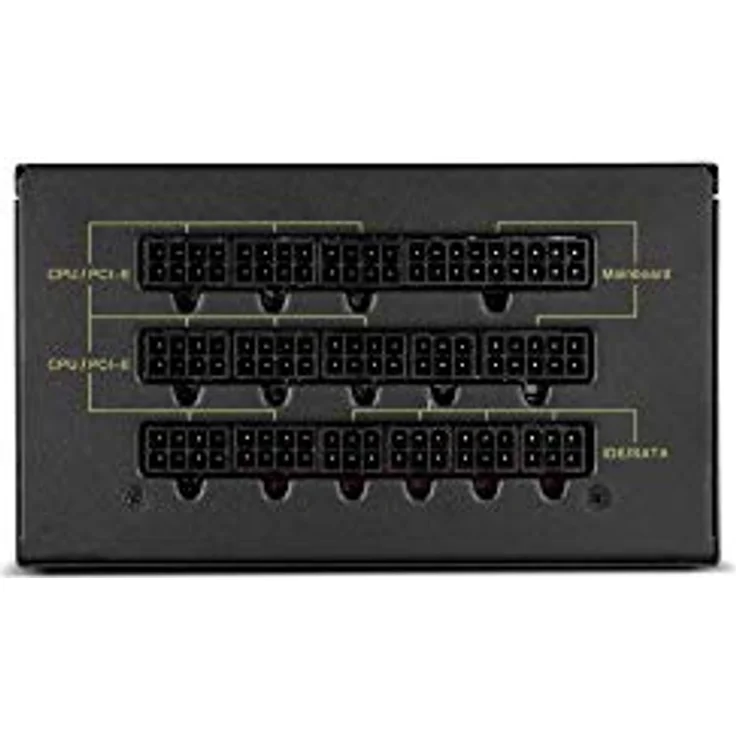 Nox Hummer X750W, PC Netzteil mit 750 W, 80 PLUS Gold-Zertifizierung, modulares Kabelmanagement, aktive Kühlung, Schwarz – Bild 4