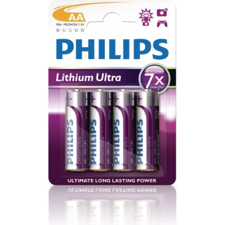 Philips Lithium Ultra R6 Mignon – Bild 2
