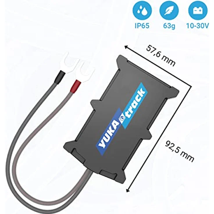 YUKAtrack EasyWire GPS Fahrtentracker, inklusive SIM-Karte und Datenflat, wasserbeständig, mit Geo Fencing und Fahrtenbuch – Bild 9
