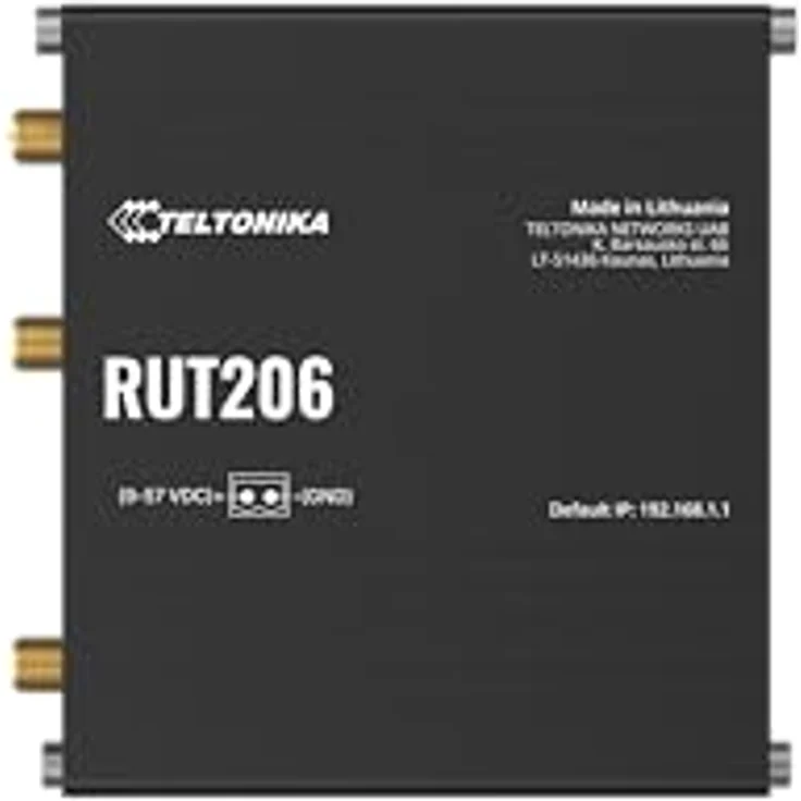 Teltonika RUT206, 4G LTE Router mit Dual-SIM, WLAN, RS232 & RS485, aktives und passives PoE – Bild 1