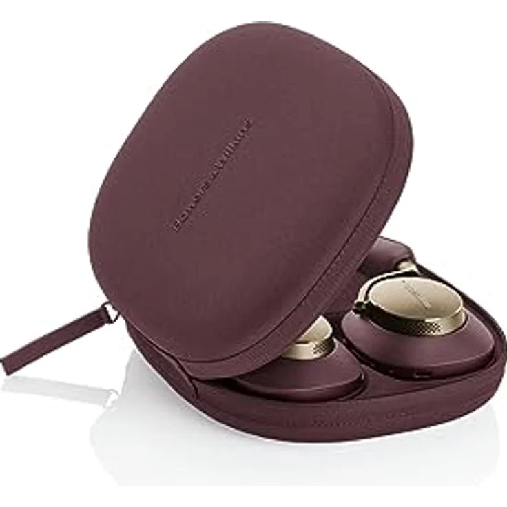 Bowers & Wilkins PX8 Over-Ear-Kopfhörer mit Hybrid Active Noise Cancelling, Transparenzmodus, Trägersensor, burgunderrot – Bild 3