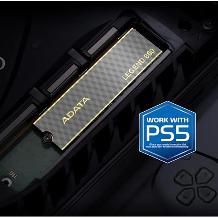 ADATA SSD LEGEND 860 2TB PCIe 4x4 6000/5000 MB/s M.2 (SLEG-860-2000GCS), NVMe Solid State Drive, 2 Terabyte, PCI-Express 4.0, AES-Verschlüsselung – Bild 9