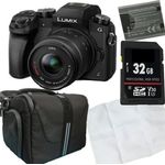 Panasonic LUMIX G DMC-G70KAEGK + 14-42 mm Set Angebot Systemkamera, inklusive Mikrofasertuch, Speicherkarte 32 GB, Fototasche und Ersatzakku - Preisvergleich