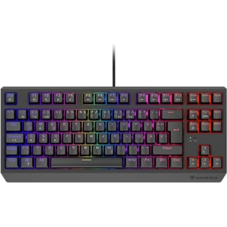 Genesis Gaming Tastatur THOR 230 TKL red kabelgeb. (DE)