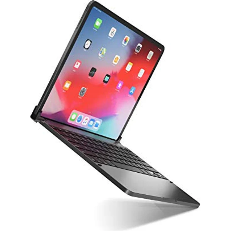BRYDGE 12.9 Pro, Hochwertige Bluetooth Tastatur aus Aluminium, deutsches Layout QWERTZ, für das iPad Pro 12.9 (2018 & 2020), inklusive magnetischem iPad Cover, space grau – Bild 9