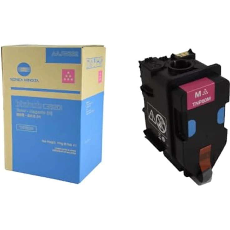 Minolta Konica Toner TNP80M, Magenta für bizhub C3320i, 0,36 kg (ModellNr: AAJW352) – Bild 3