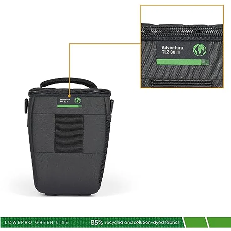 Lowepro Adventura TLZ 30 III, Camera Shoulder Bag with Adjustable/Removable Shoulder Strap, Bag for Mirrorless Camera, Compatible with Sony Alpha 7 Series and Canon Rp, Black – Bild 2