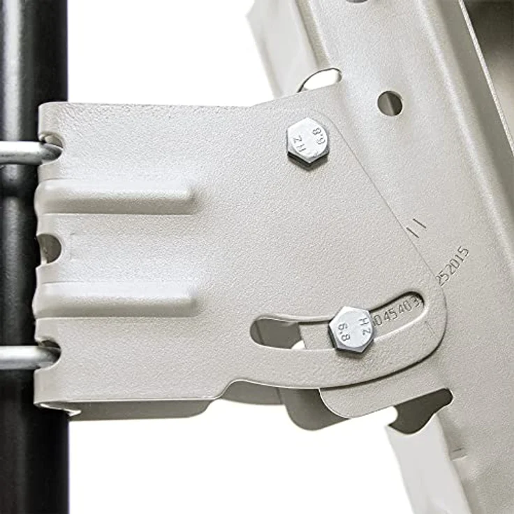 PremiumX Satelliten-Komplettanlage PXA100, 100cm Aluminium Satellitenschüssel in Hellgrau, Quad LNB für bis zu 4 Teilnehmer, 8x F-Stecker, HD und Ultra HD geeignet – Bild 4