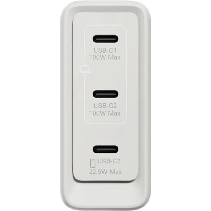 Lenovo Multi-port USB-C 100W GaN Charger, kompaktes Ladegerät mit 3 USB-C-Ports für gleichzeitiges Laden von Laptop und mobilen Geräten – Bild 8