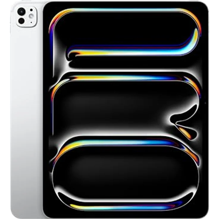 Apple 13" iPad Pro 2024 (M4): Ultra Retina XDR Display, 12 MP Querformat Frontkamera/12 MP Rückkamera, LiDAR Scanner, Face ID, WLAN 6E, 1 TB, Silber – Bild 1