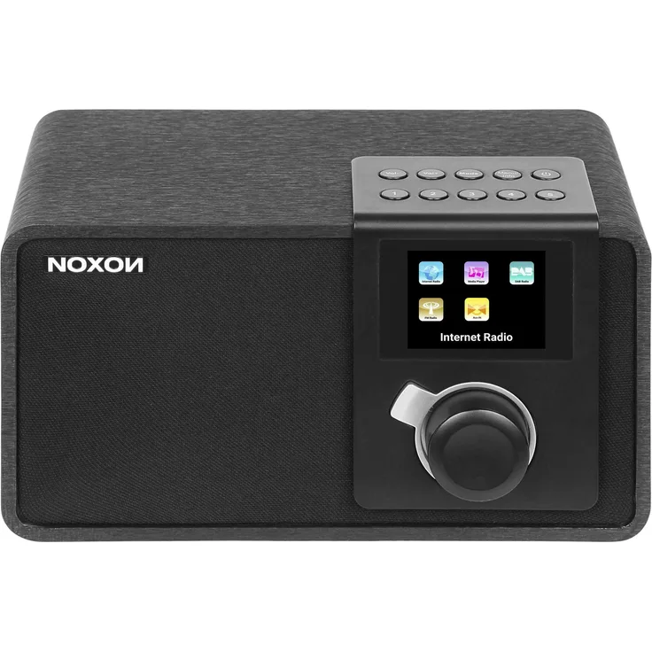 Noxon iRadio 410+, Internetradio mit DAB+ und WLAN, 10 Watt RMS, Schwarz